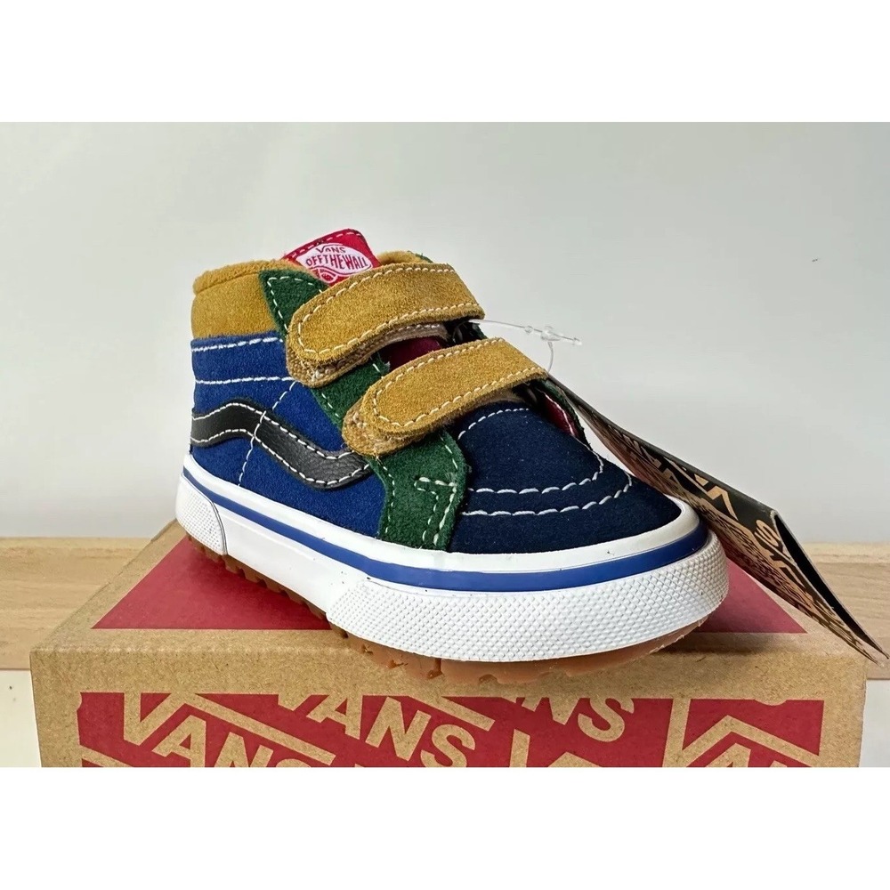 VANS Sk8 Mid Reissue V MTE-1 Brown Multi Suede / Toddler's 4